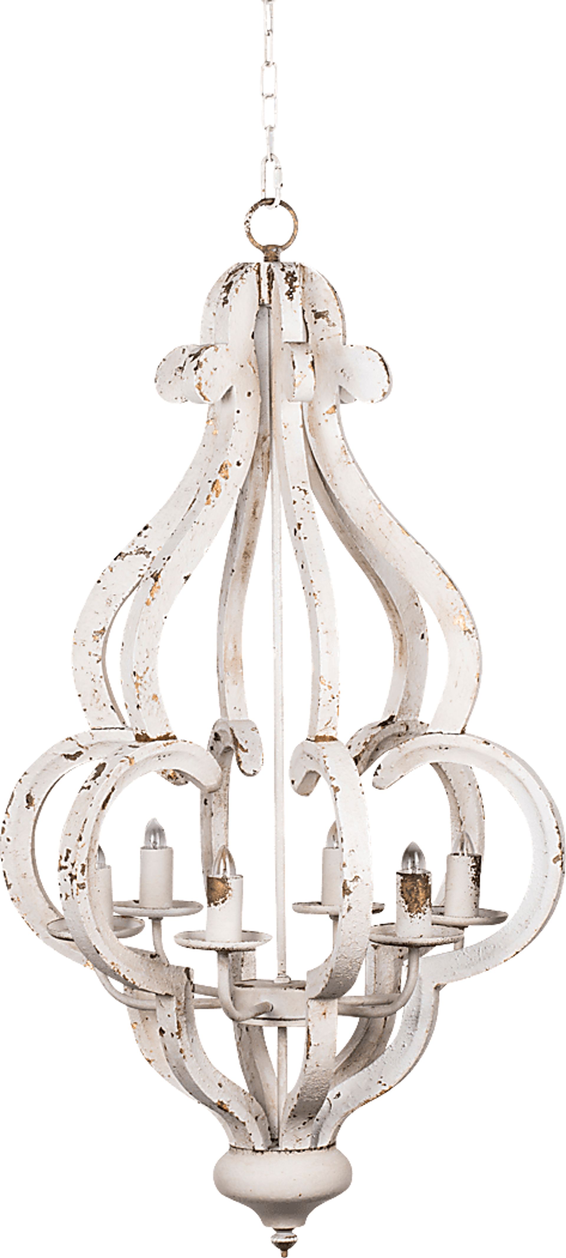 Ulrik Road Cream Chandelier - Image 1