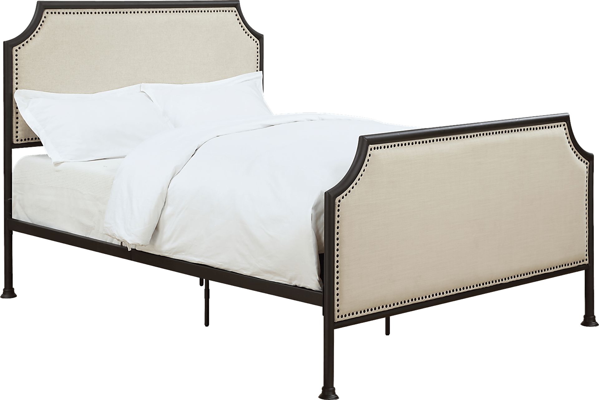 Uma Cream Queen Panel Bed - Image 2
