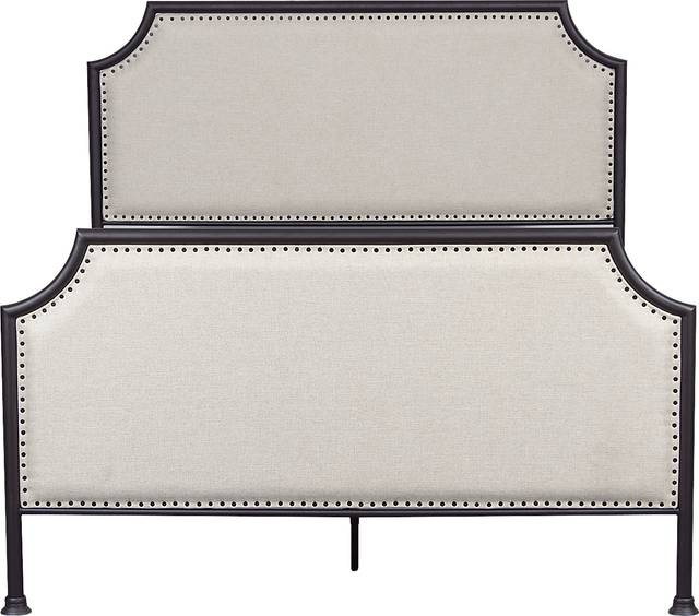 Uma Cream Queen Panel Bed - Thumbnail - Image 3