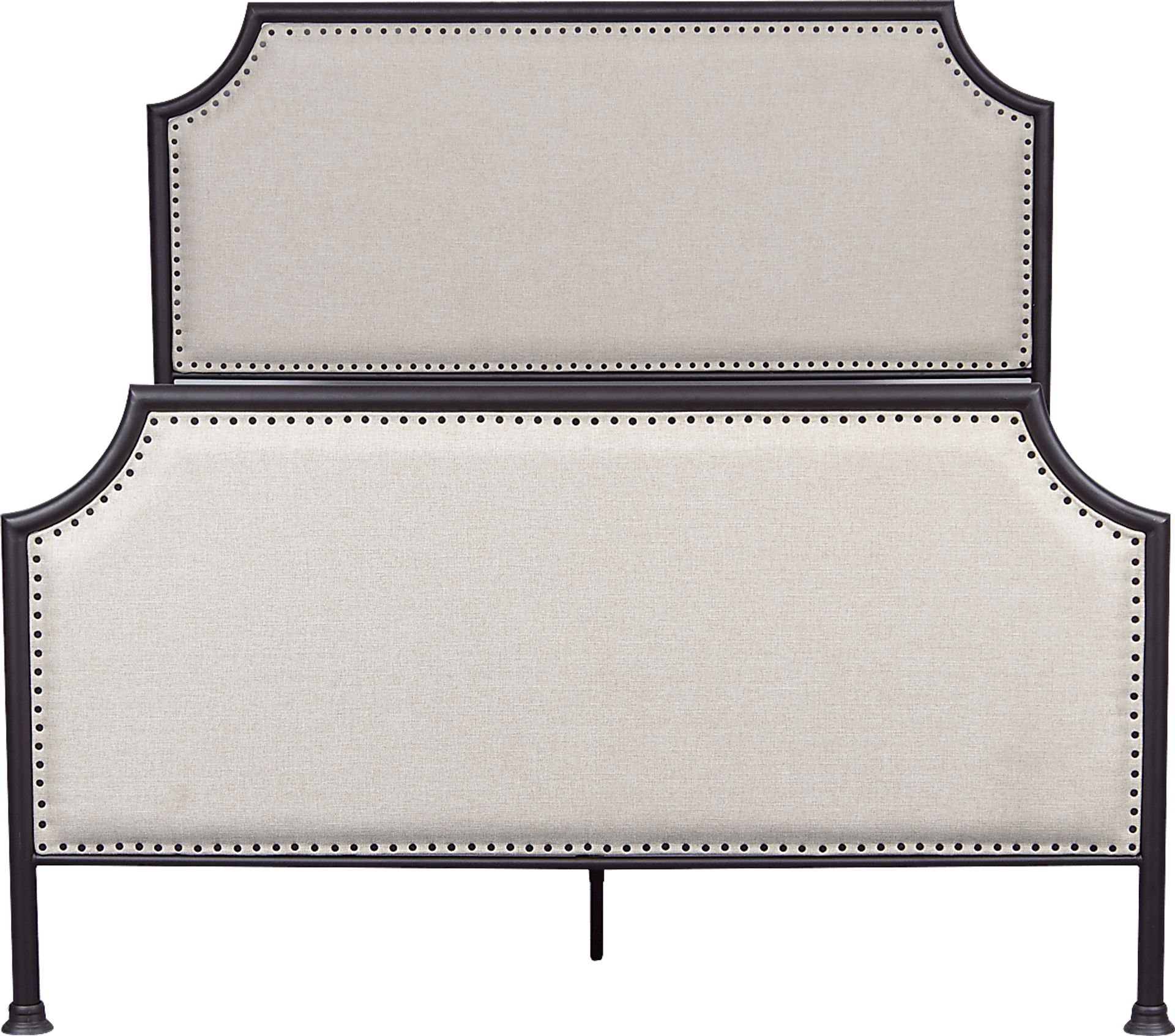 Uma Cream Queen Panel Bed - Image 3