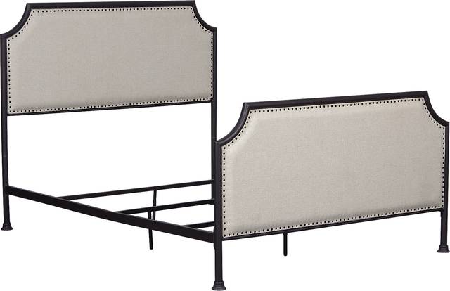 Uma Cream Queen Panel Bed - Thumbnail - Image 4