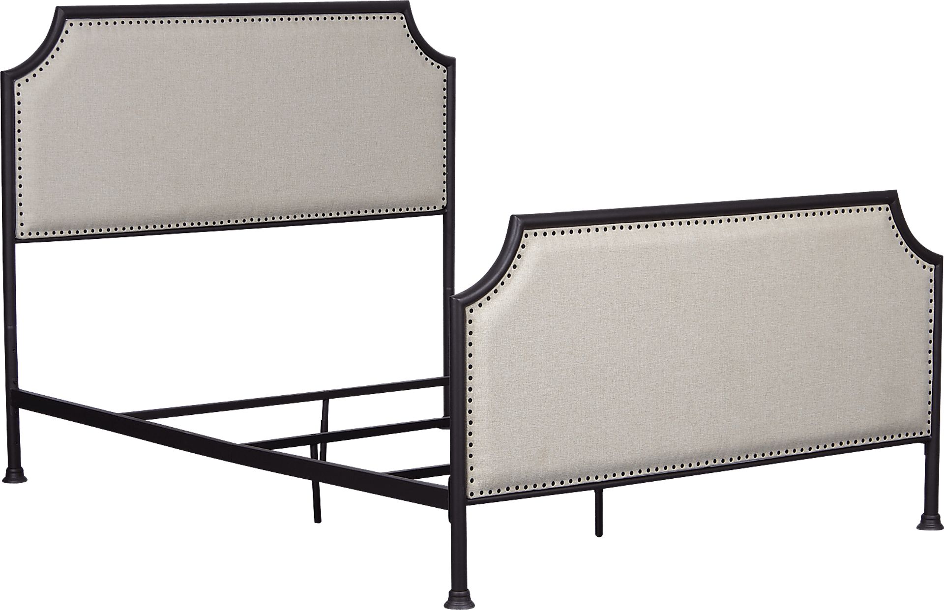 Uma Cream Queen Panel Bed - Image 4