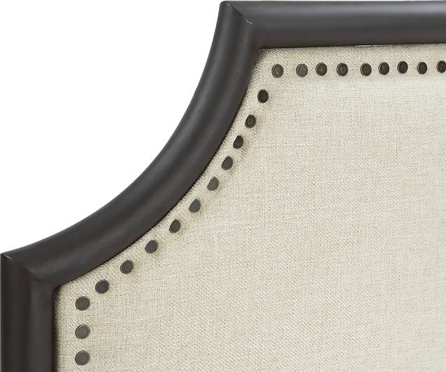 Uma Cream Queen Panel Bed - Thumbnail - Image 6