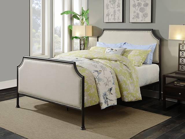 Uma Cream Queen Panel Bed - Thumbnail - Image 7