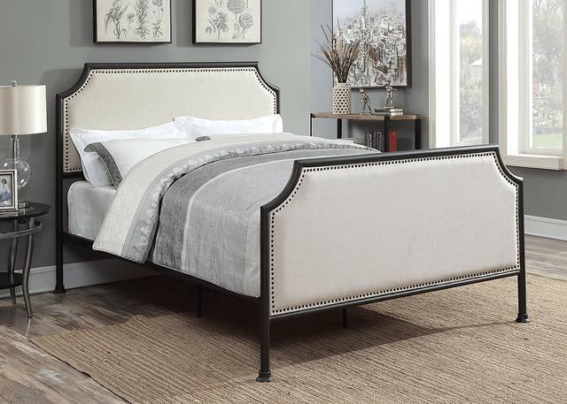 Uma Cream Queen Panel Bed - Thumbnail - Image 8