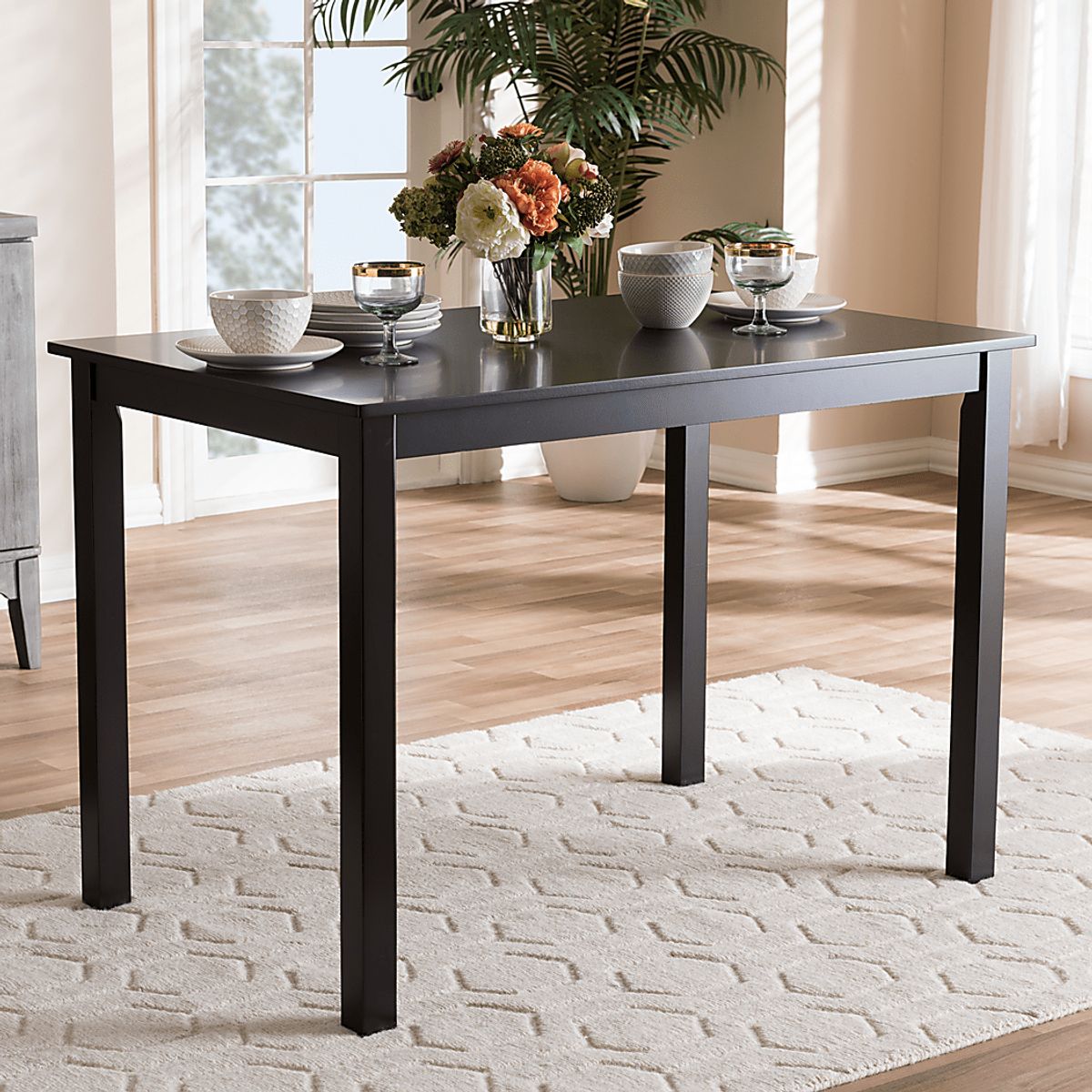 Umbagog Dark Brown Dining Table | Rooms to Go