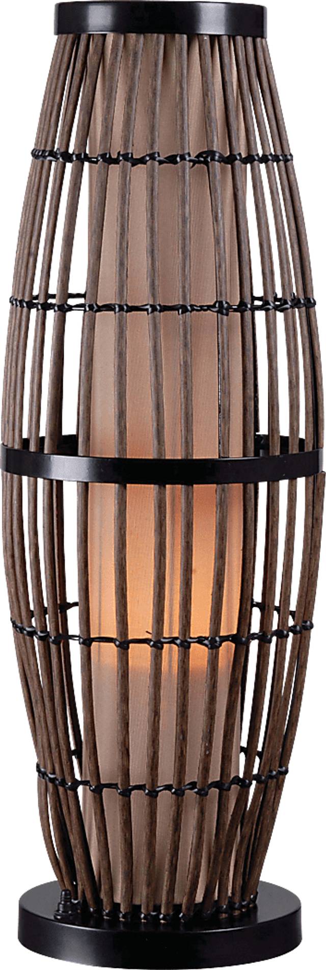 Unaka Brown Outdoor Table Lamp - Thumbnail - Image 1