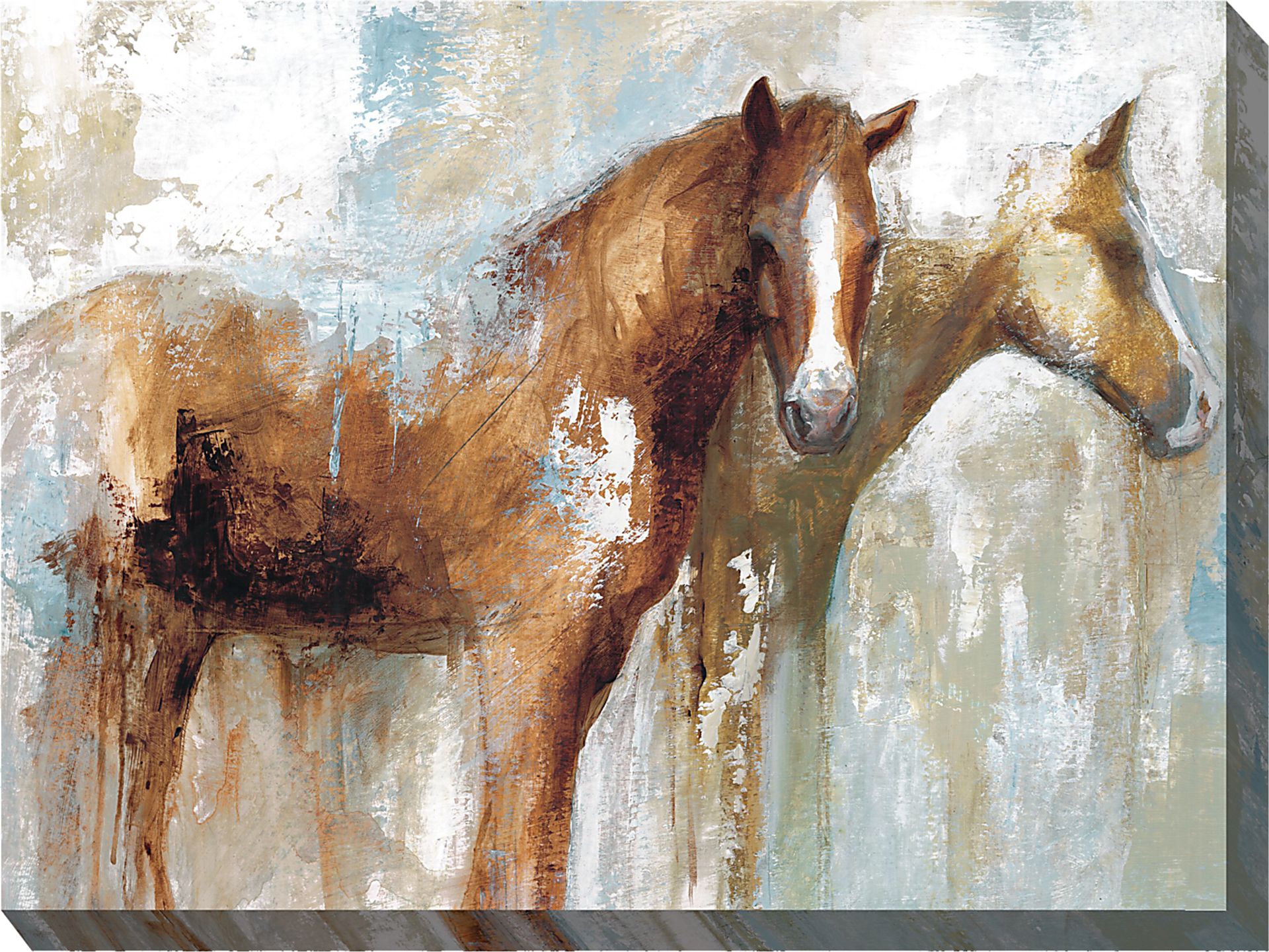 Unbridled Brown Indoor/Outdoor Wall Art - Image 1
