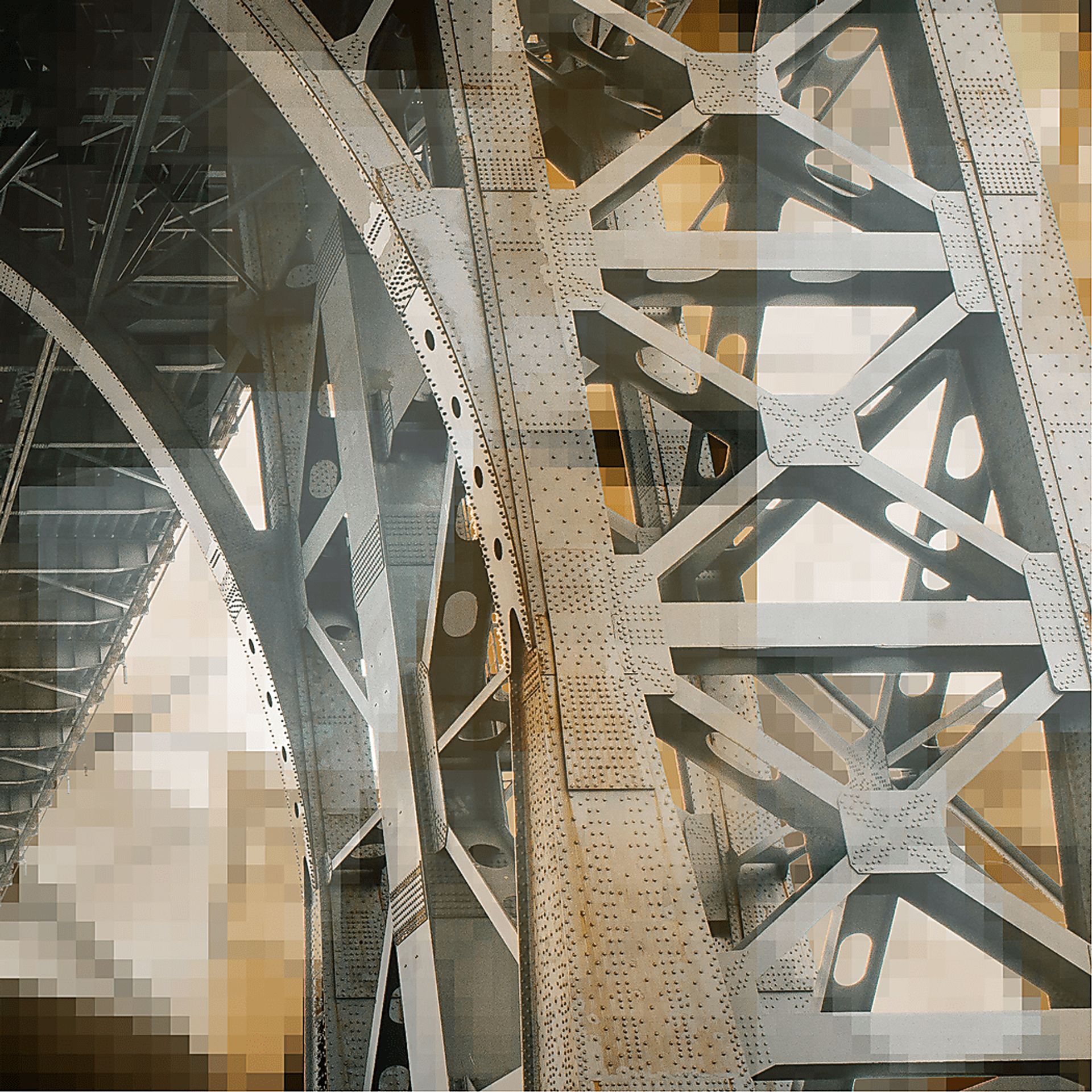 Under the Bridge I Brown Artwork - Image 1