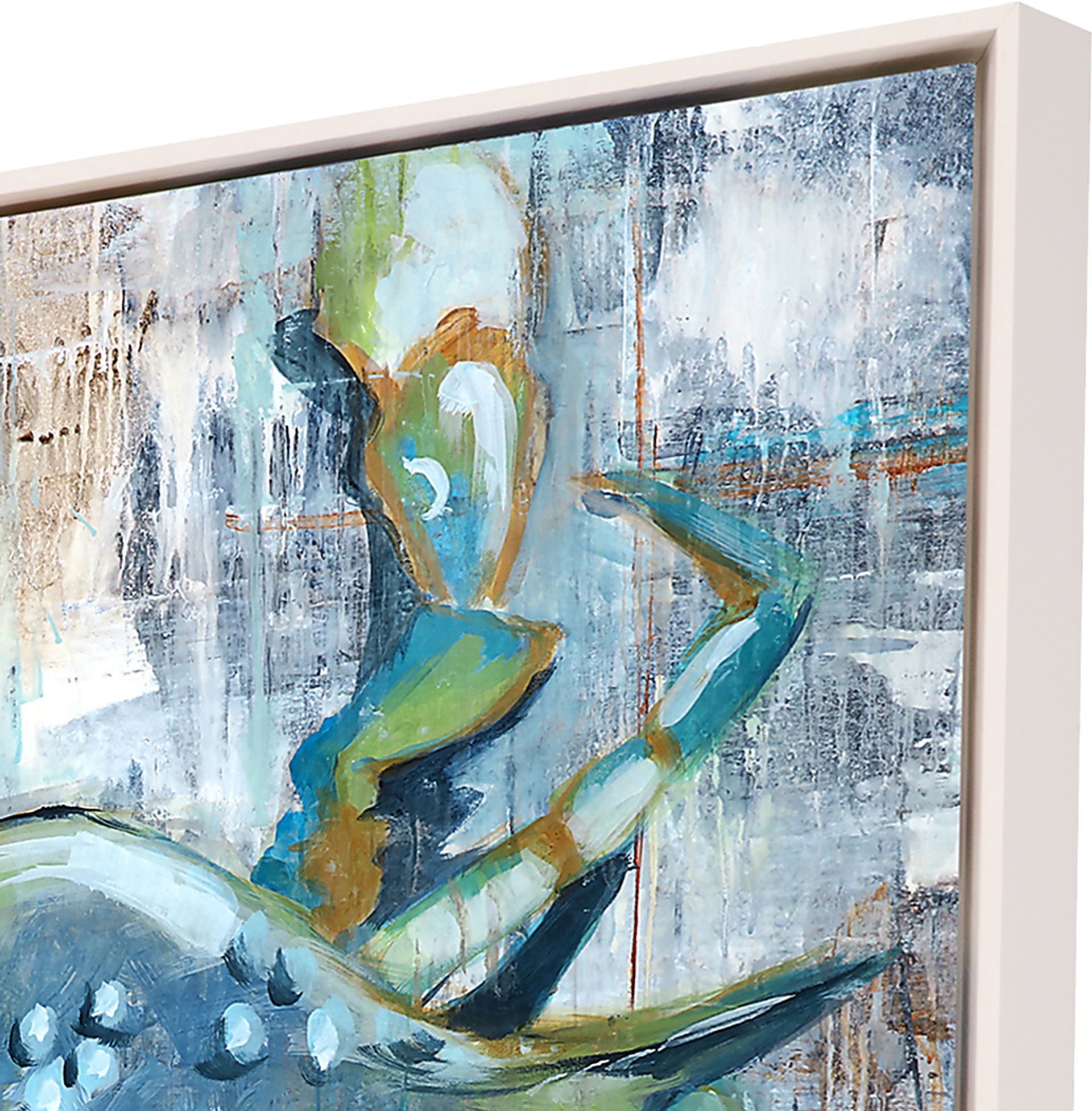 Under the Sea Blue Framed Artwork - Image 4
