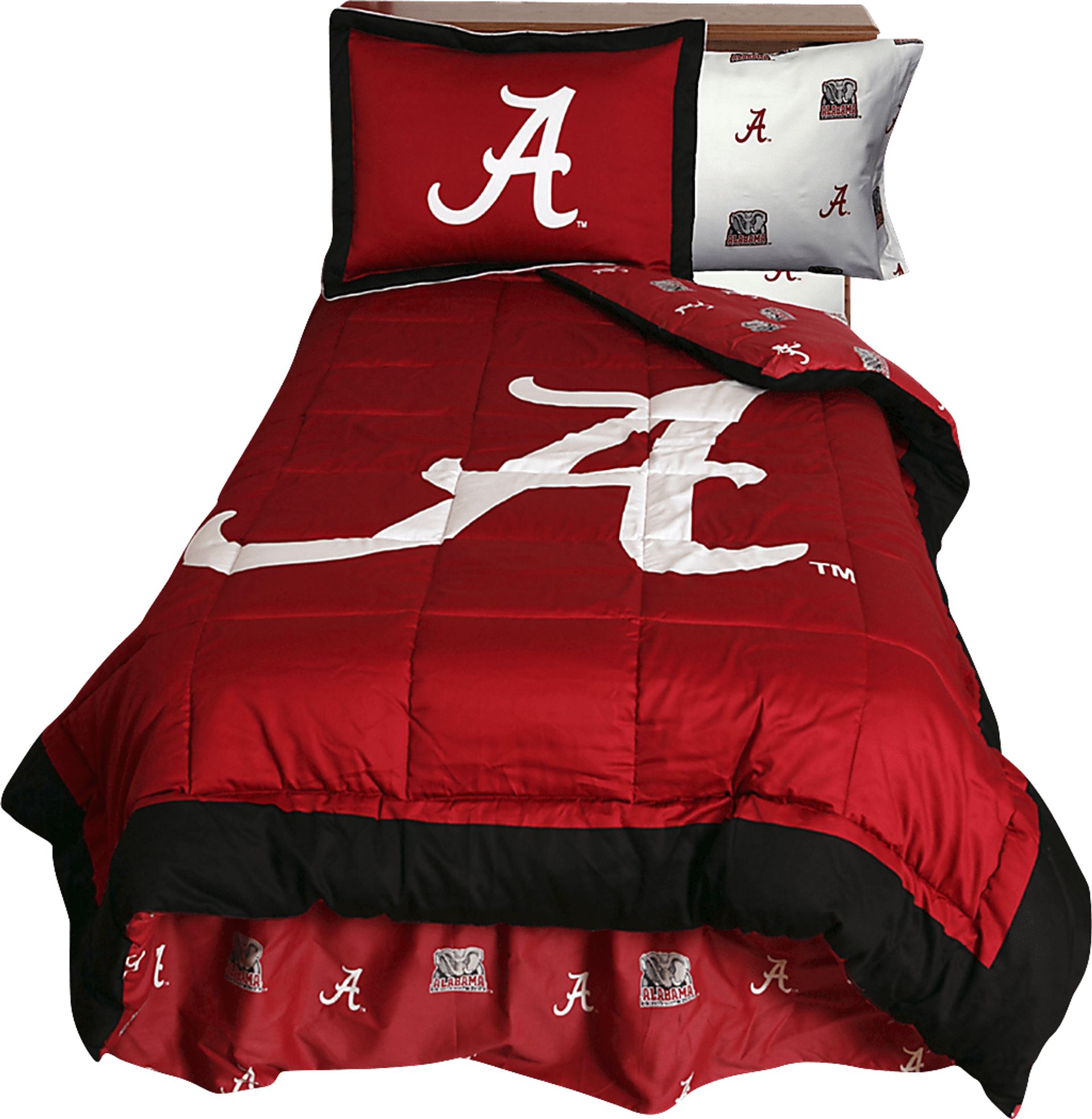University of Alabama Red 2 Pc Twin Bed Set - Image 1