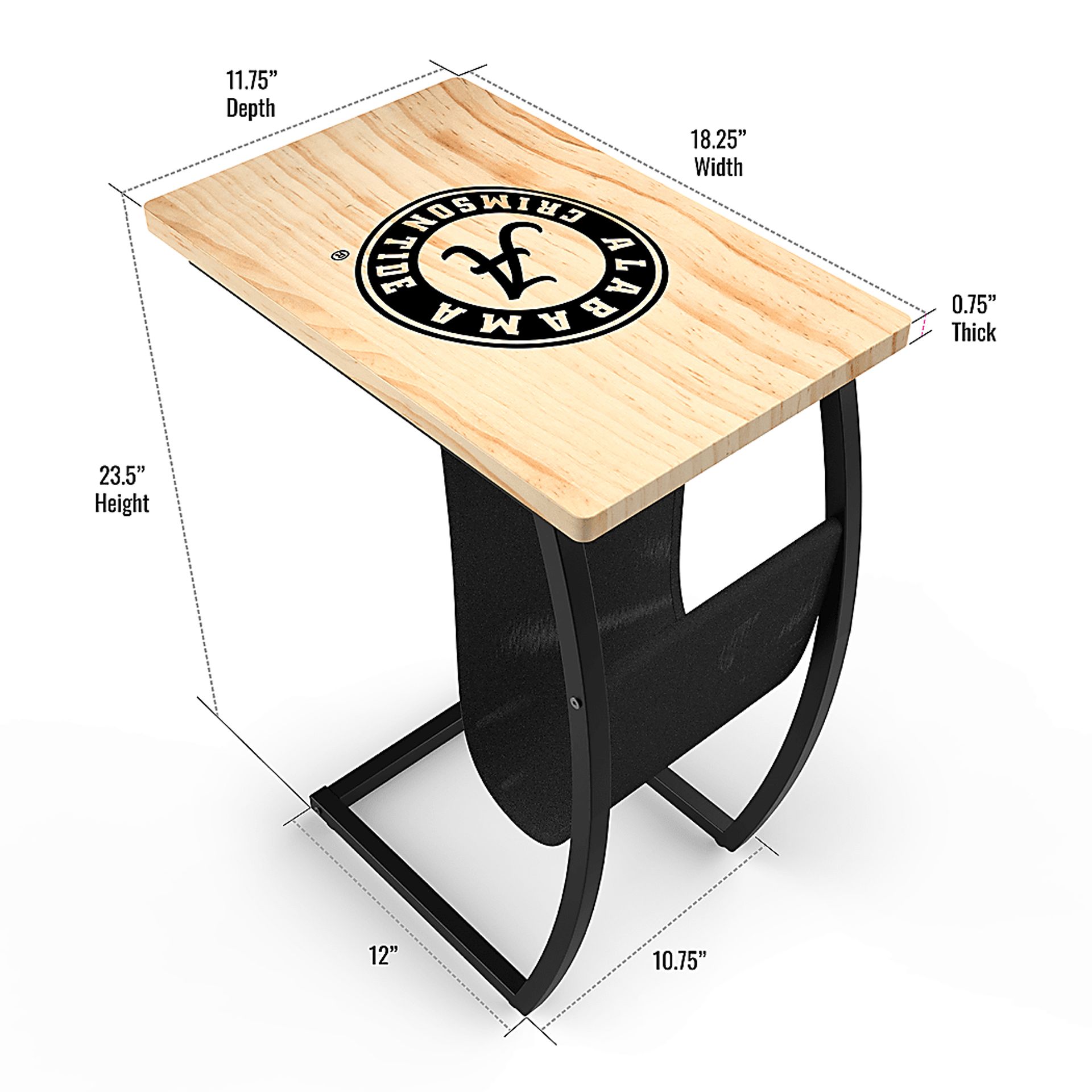 University of Alabama Side Table - Image 5