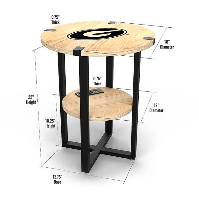 University of Georgia Side Table - Thumbnail - Image 5