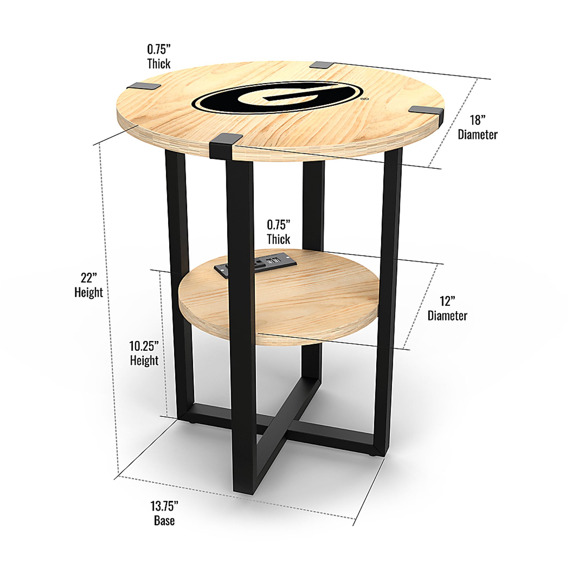 University of Georgia Side Table - Image 5