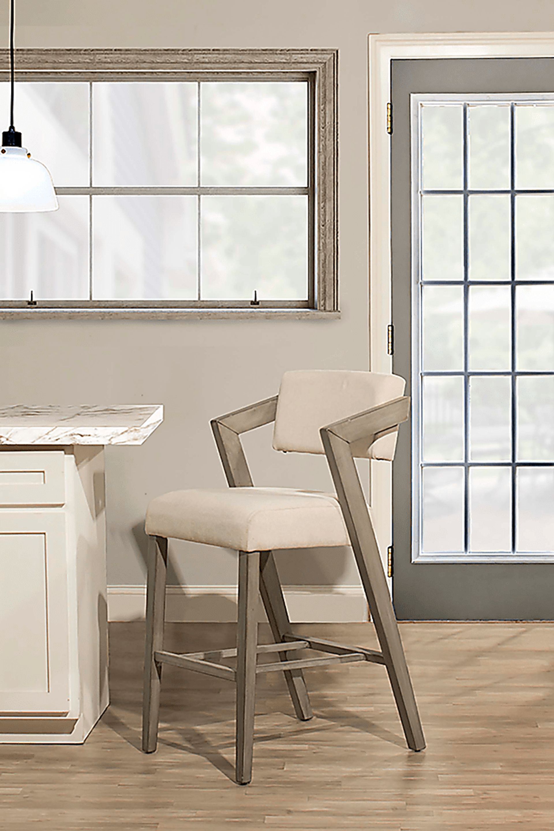 Upham Gray Barstool - Image 2
