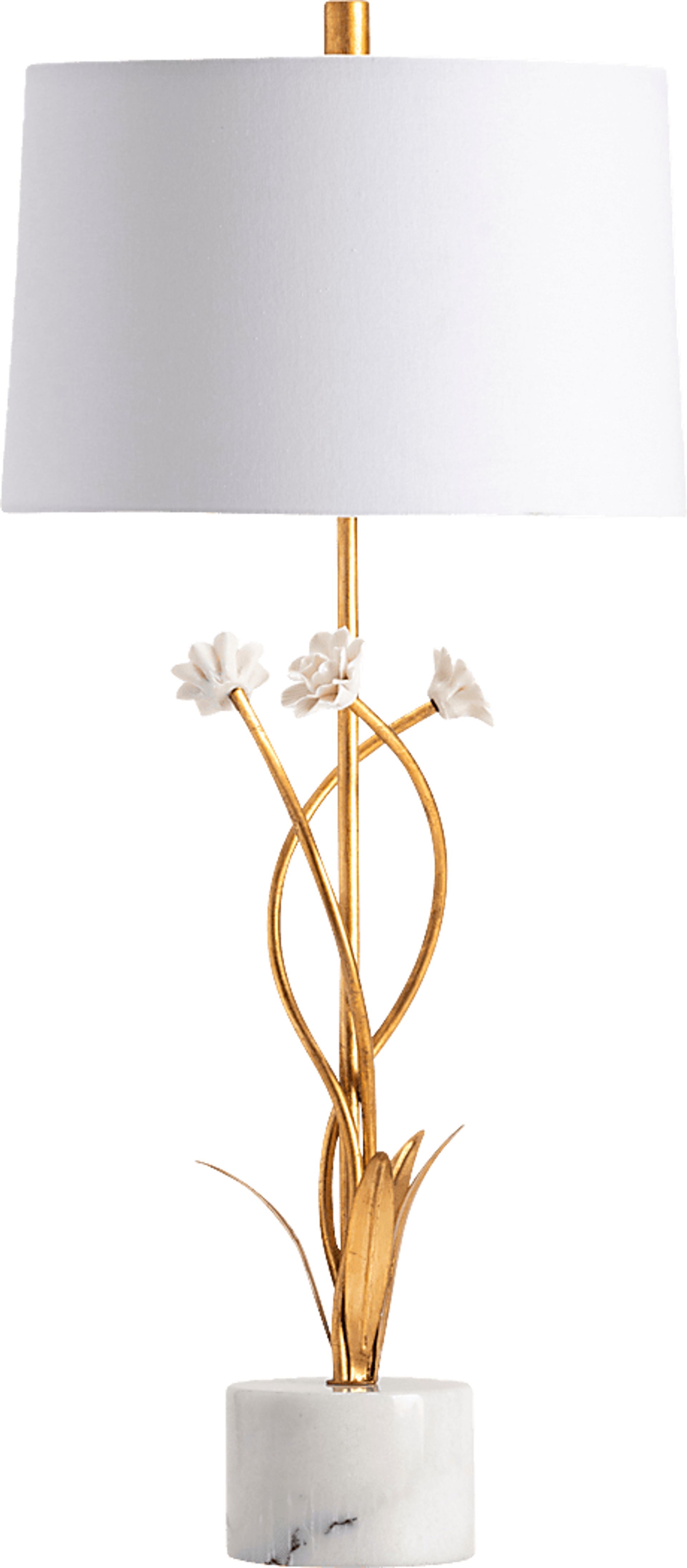 Upland Avenue Gold Table Lamps, Set of 2 - Image 3