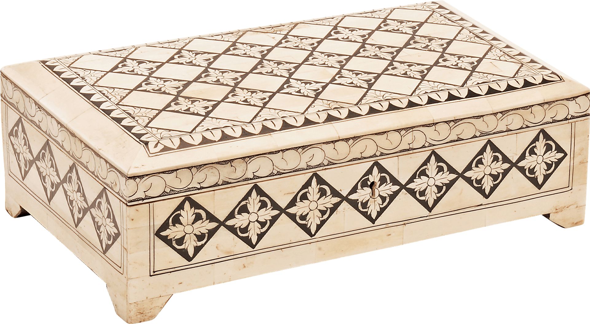 Upperbrook Cream Decorative Box - Image 1