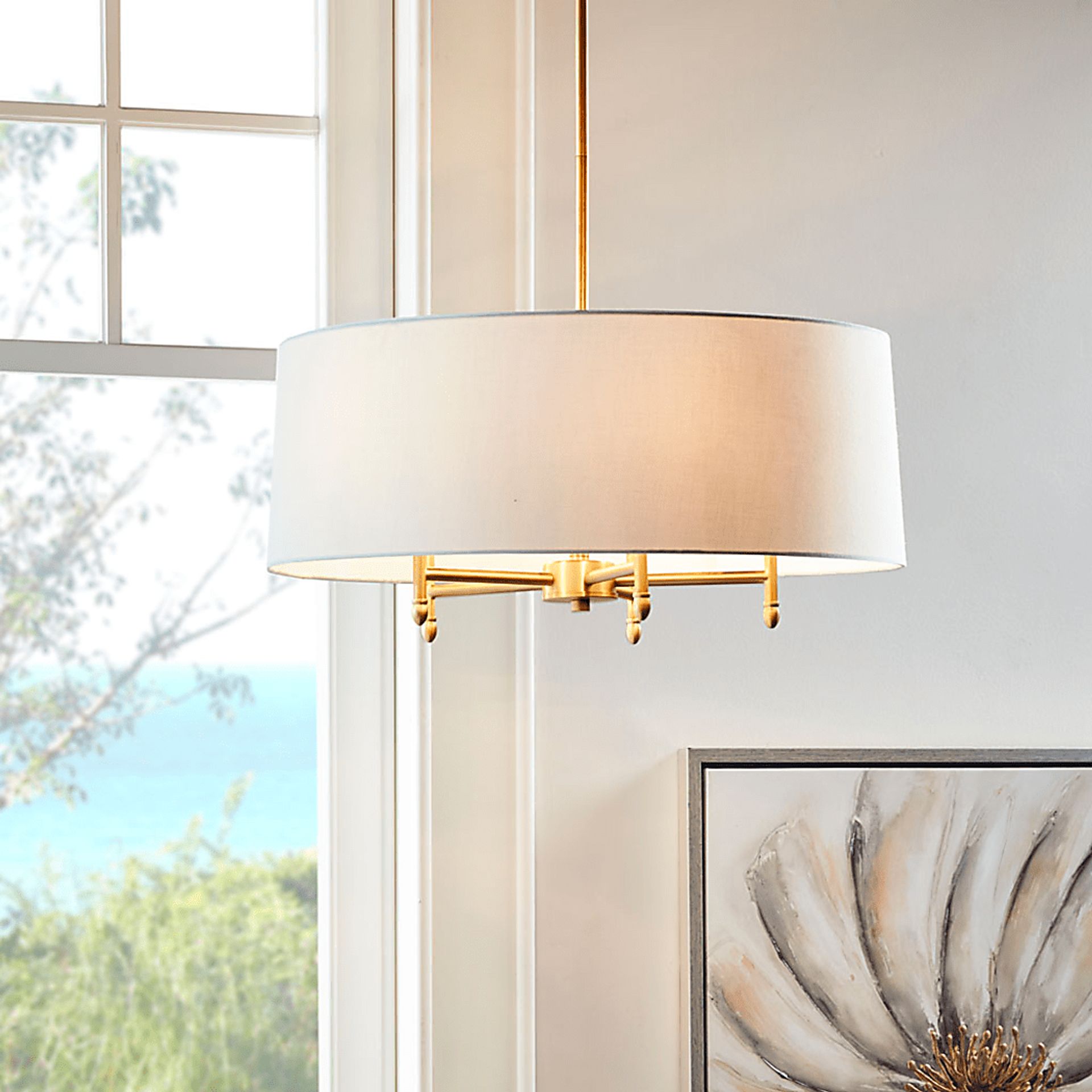 Upsal Estates Gold Chandelier - Image 8