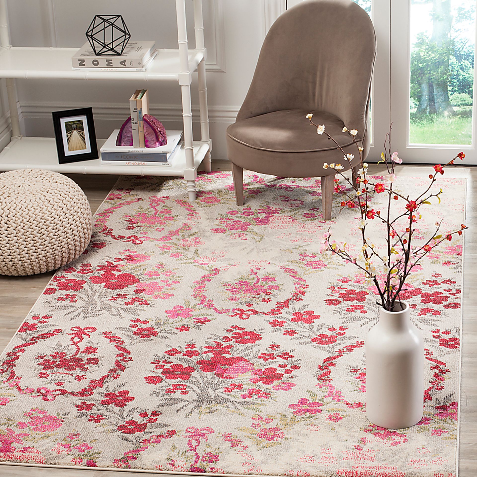 Upsala Ivory 5'1 x 7'7 Rug - Image 4