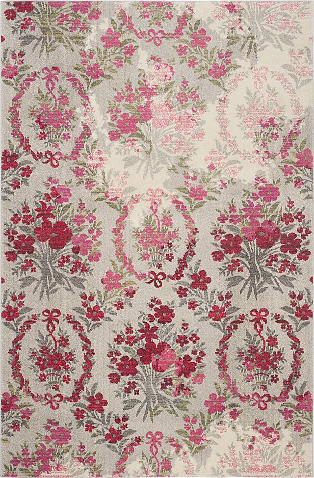 Upsala Ivory 6'7 x 9'2 Rug - Thumbnail - Image 1