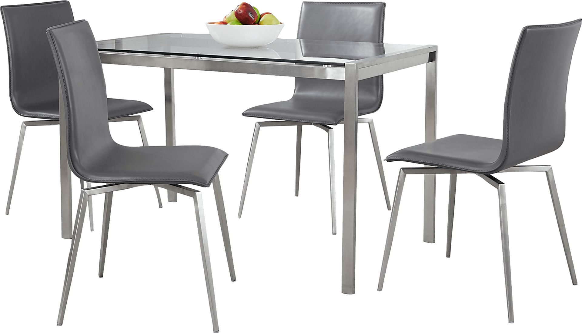 Upsall I Gray 5pc Dining Set - Image 1