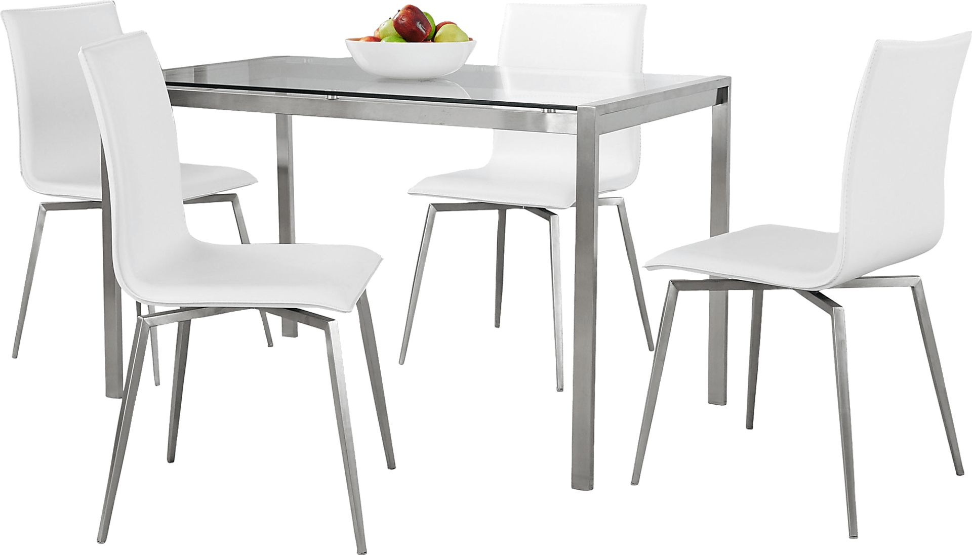Upsall I White 5pc Dining Set - Image 1