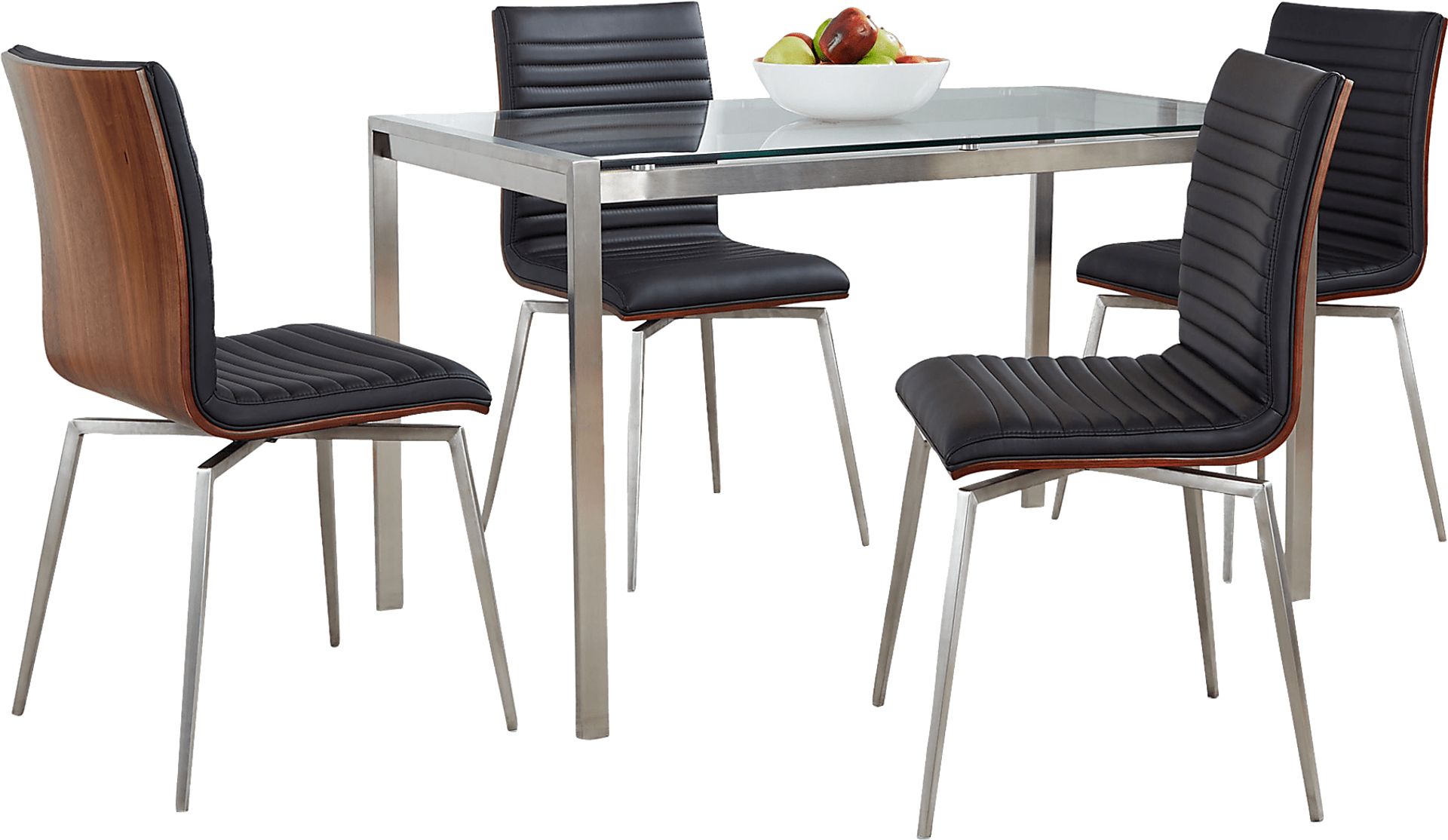 Upsall II Black 5pc Dining Set - Image 1