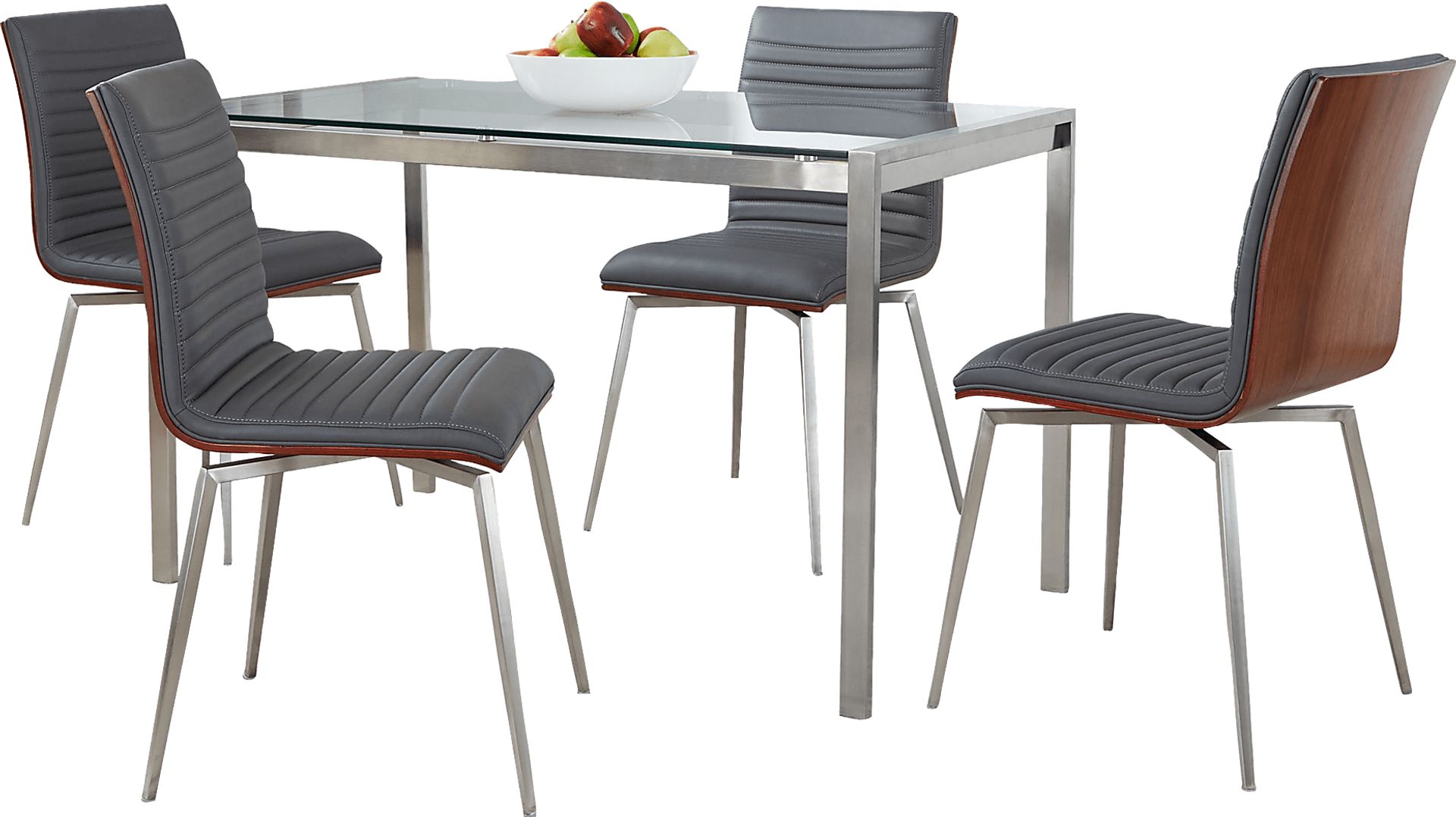 Upsall II Gray 5pc Dining Set - Image 1