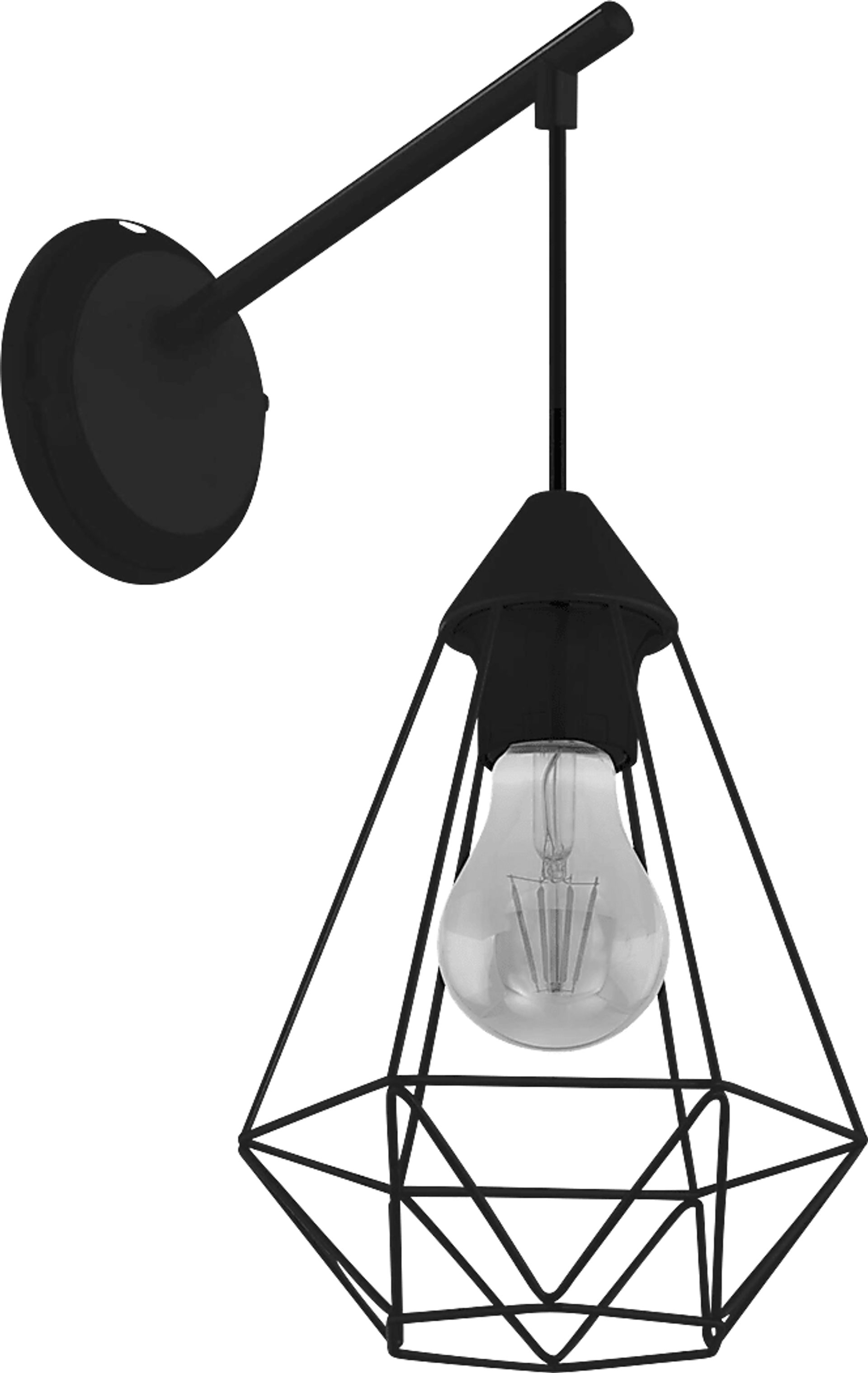 Upshaw Cove Black Sconce - Image 1