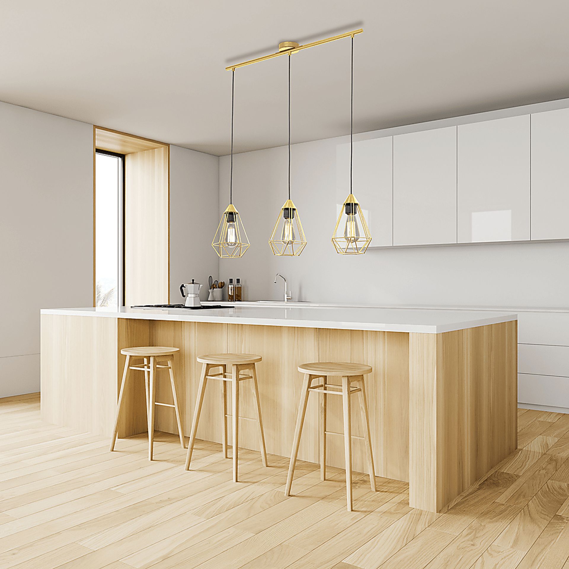 Upshaw Cove Brass Chandelier - Image 2