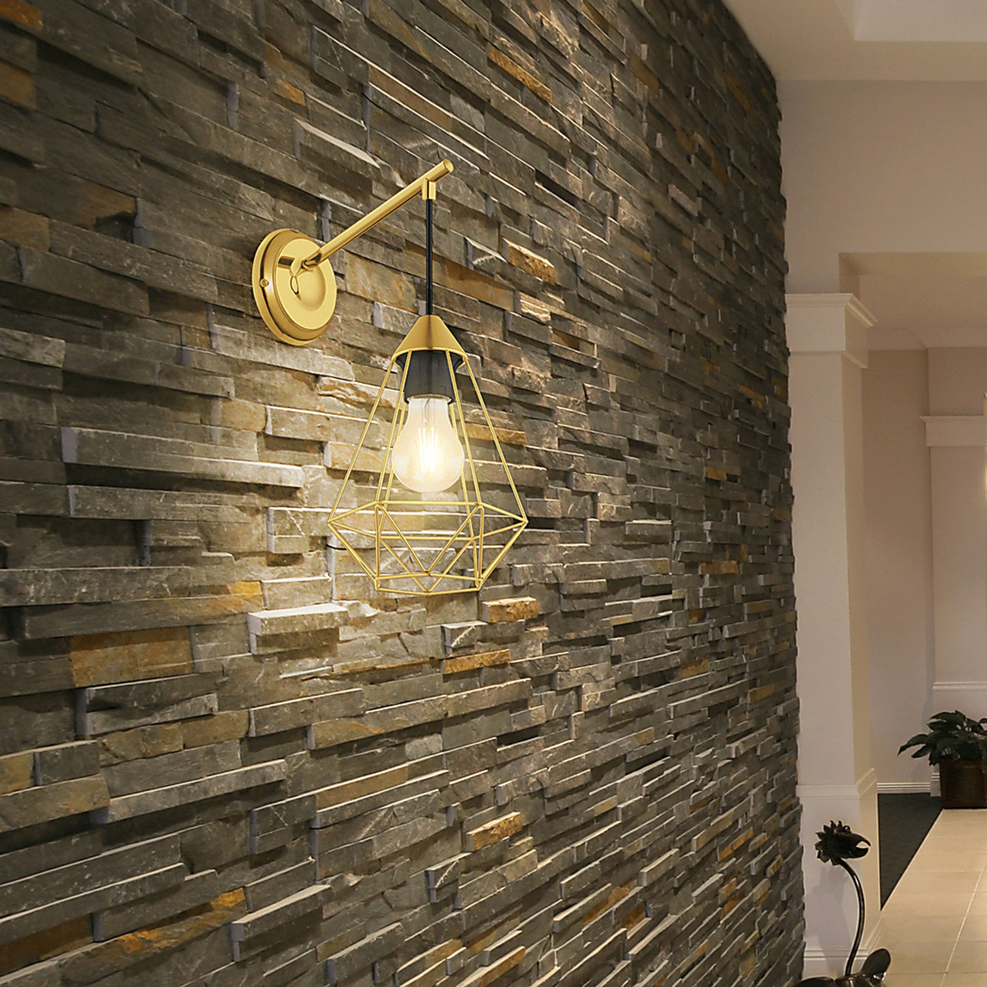 Upshaw Cove Brass Sconce - Image 2