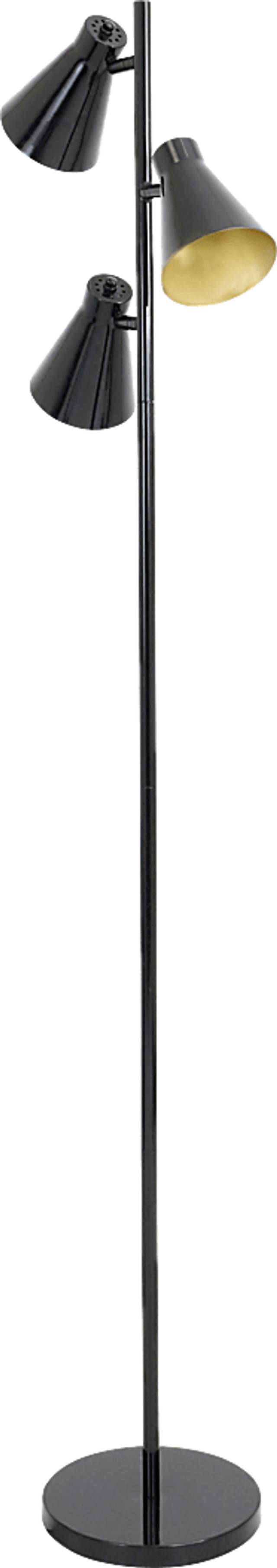 Upton Circle Black Floor Lamp - Thumbnail - Image 3