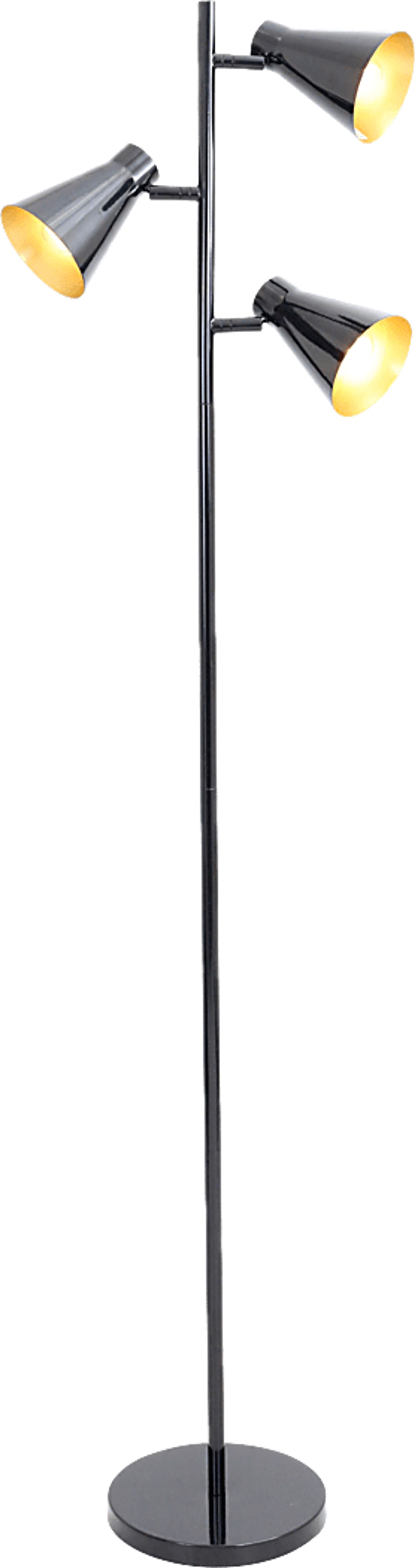 Upton Circle Black Floor Lamp - Image 6