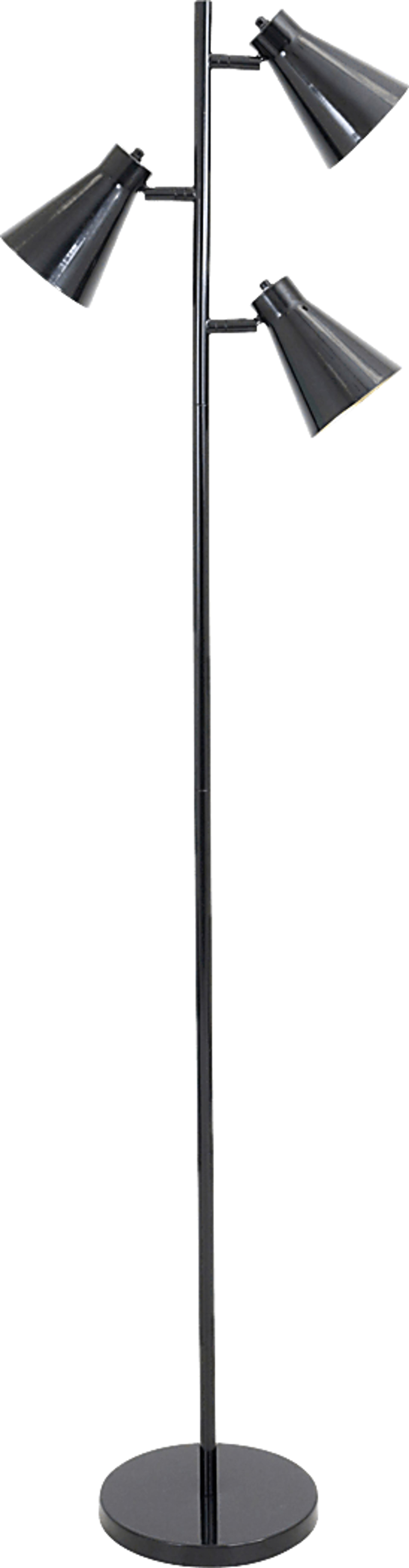 Upton Circle Black Floor Lamp - Image 9