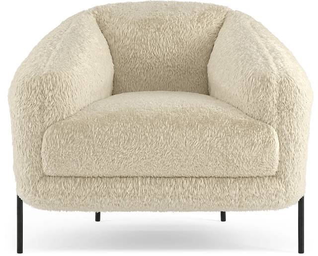 Uptown Beige Accent Chair - Thumbnail - Image 2