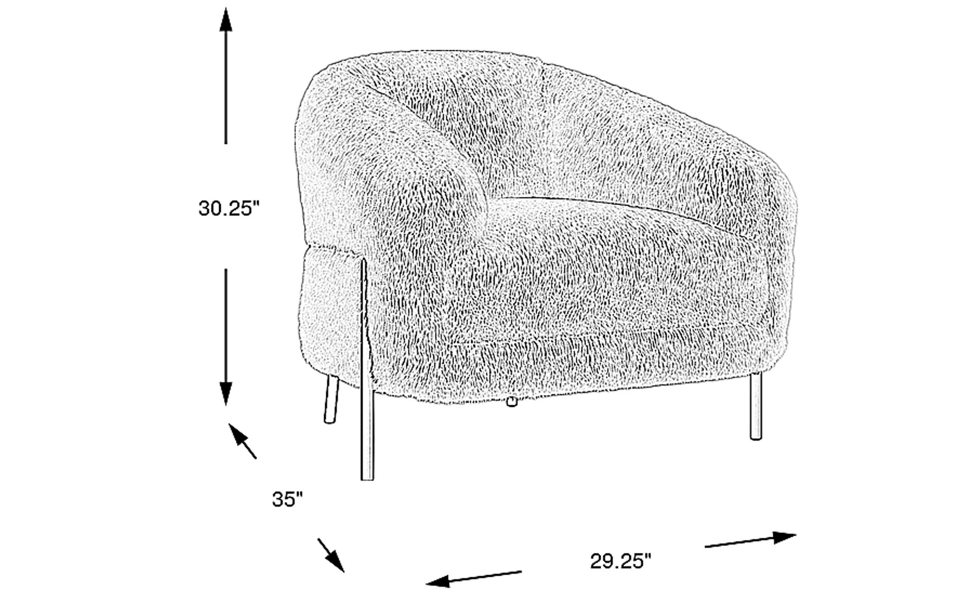 Dimension Image. Please refer to the Dimension Tab on this page for dimension details.