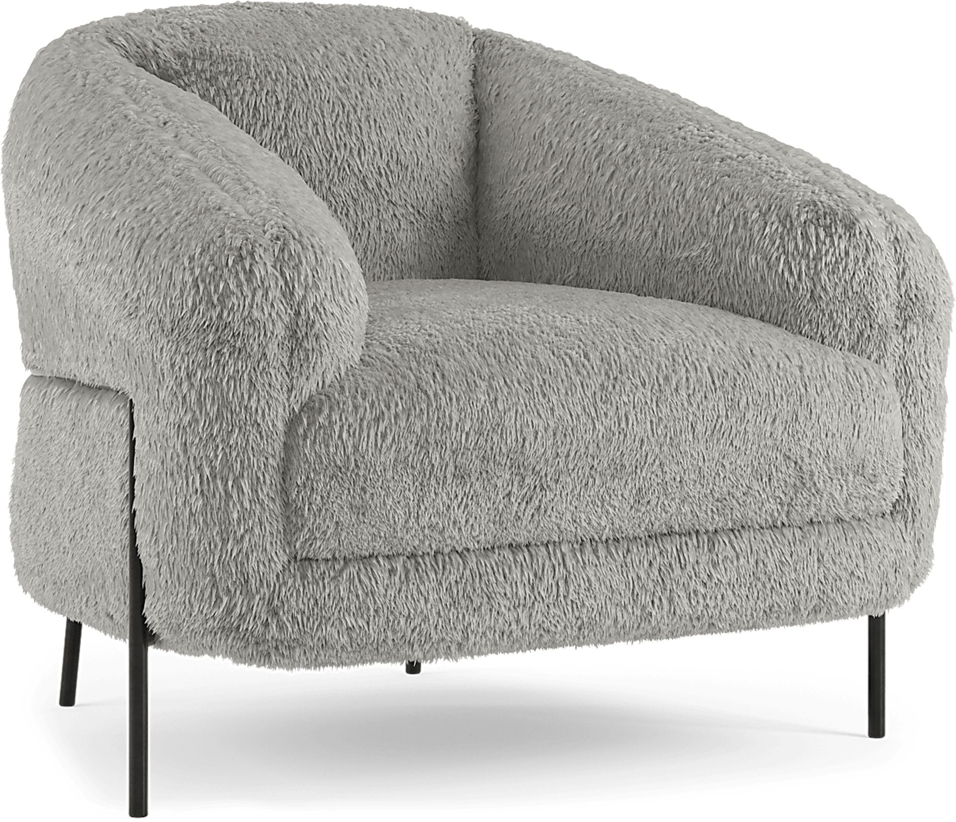 Uptown Gray Accent Chair - Image 1