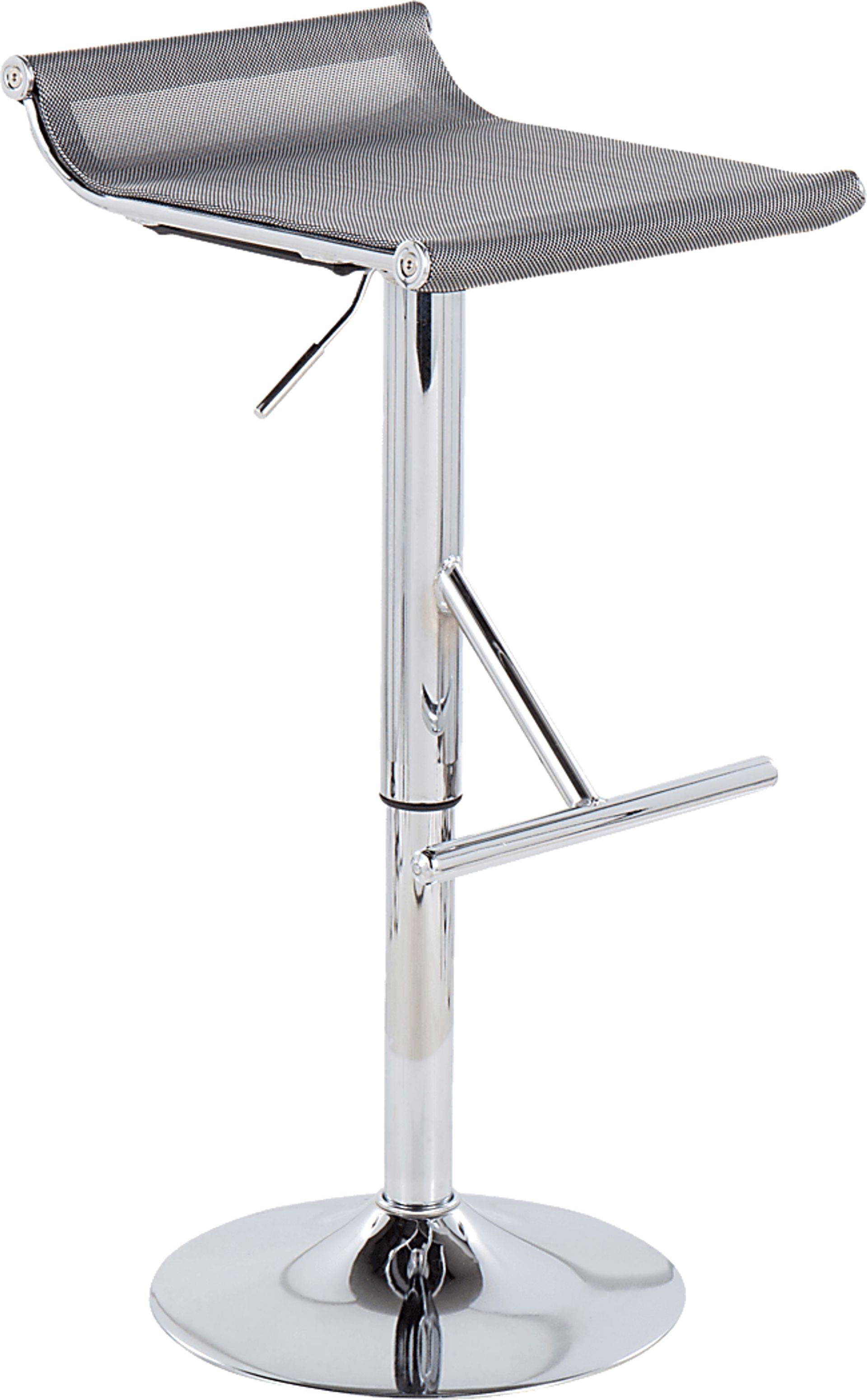 Upvalley Silver Barstool - Image 1