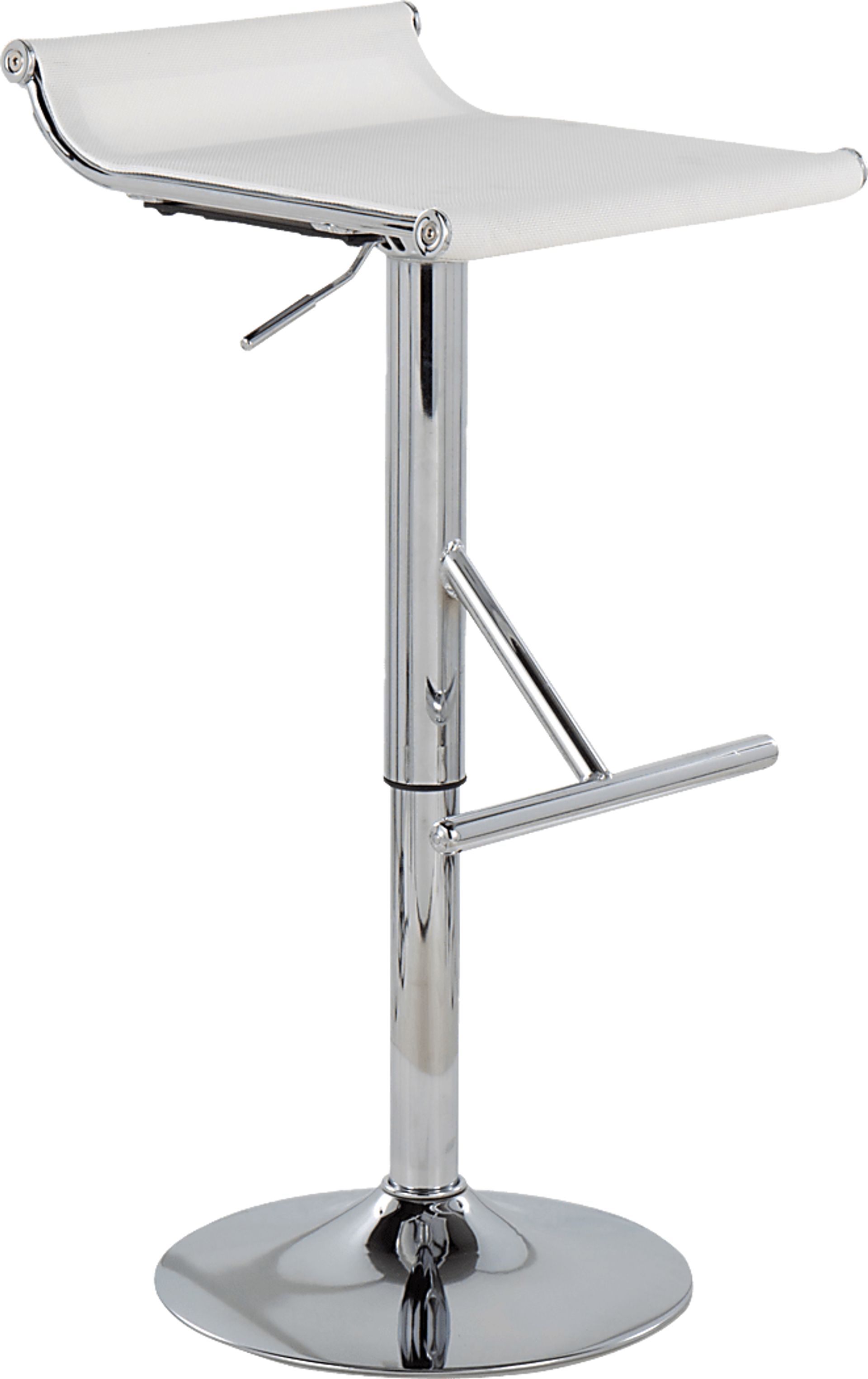 Upvalley White Barstool - Image 1