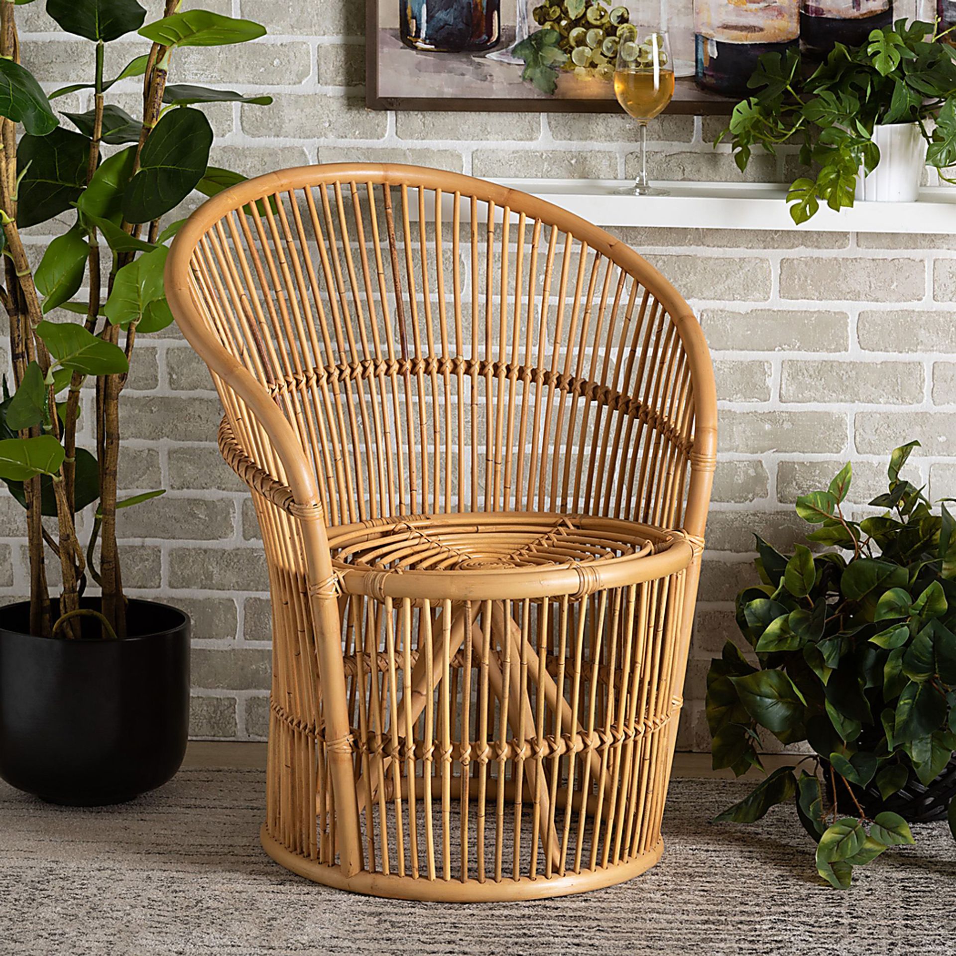 Uraia Brown Accent Chair - Image 2