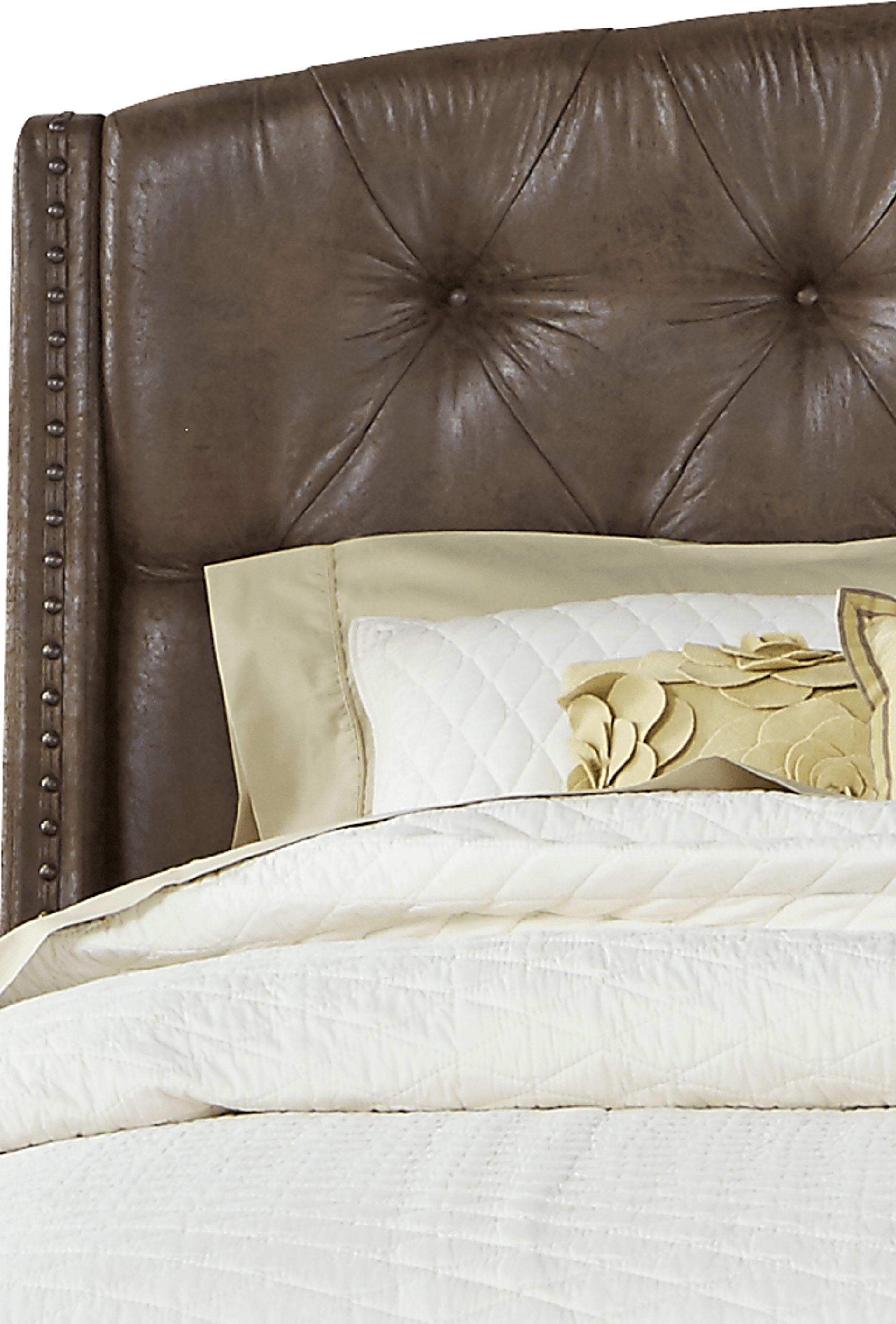 Urban Plains Mahogany 5 Pc Queen Upholstered Bedroom - Image 3