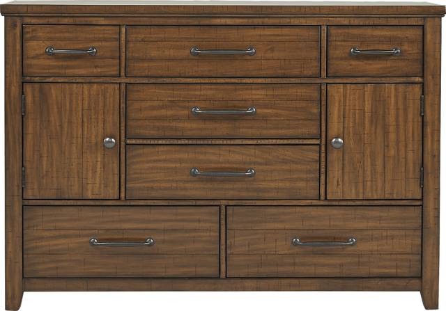 Urban Plains Brown Door Dresser - Thumbnail - Image 1