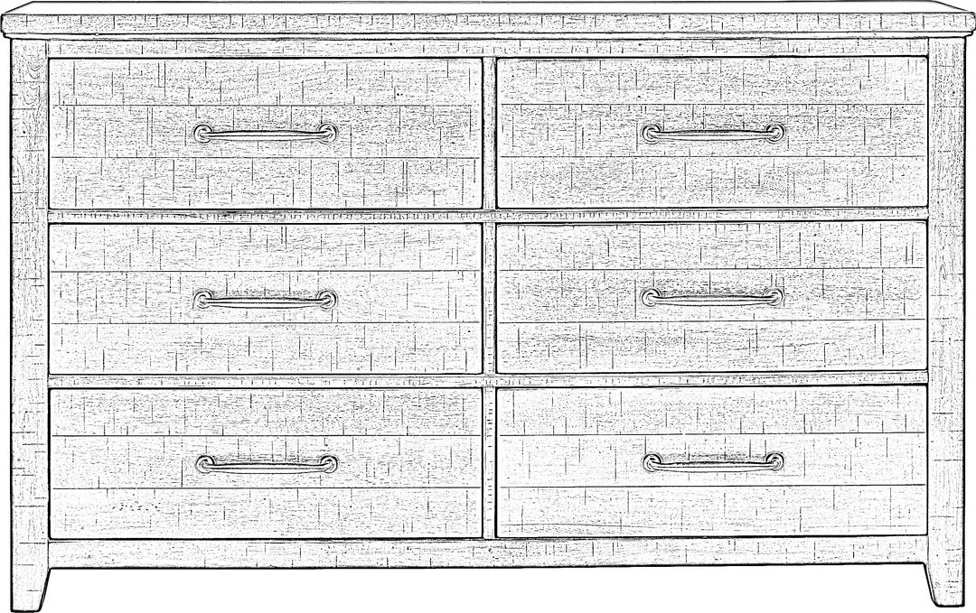 Urban Plains Brown Dresser