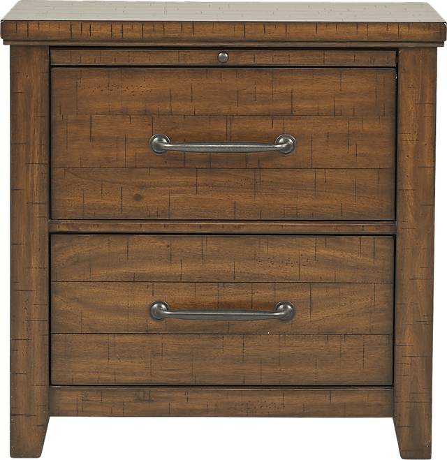 Urban Plains Brown Nightstand - Thumbnail - Image 1