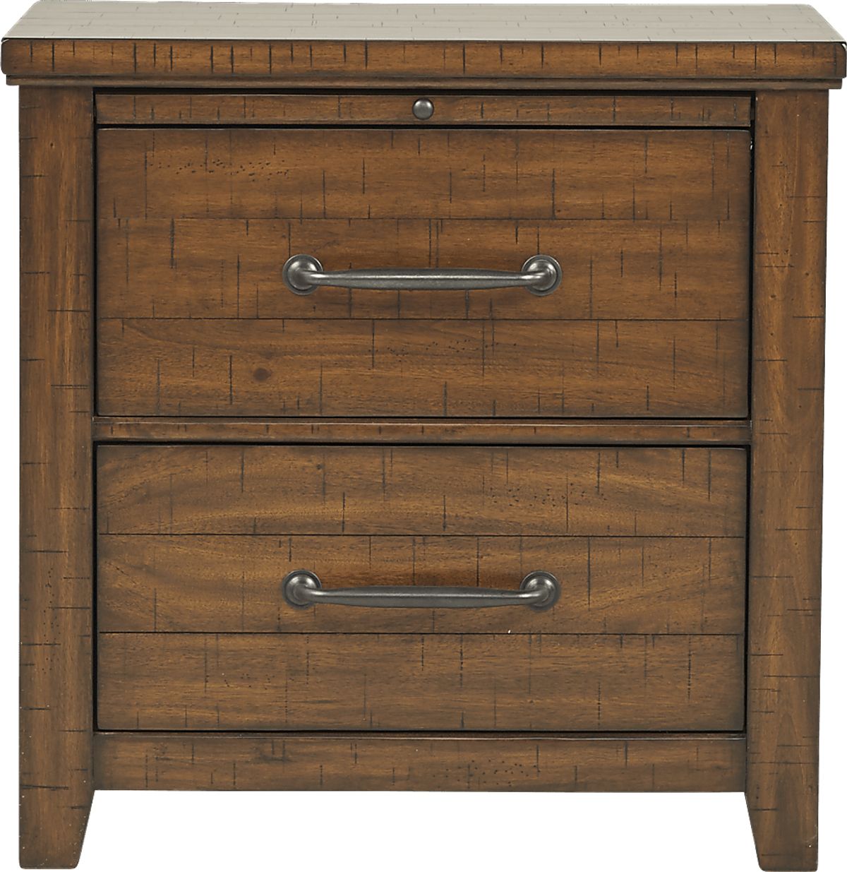 Urban Plains 7 Pc Brown Dark Wood Queen Bedroom Set With Dresser