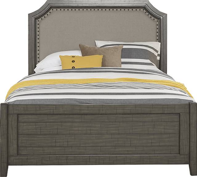 Urban Plains Gray 3 Pc King Reversible Panel Bed - Thumbnail - Image 2