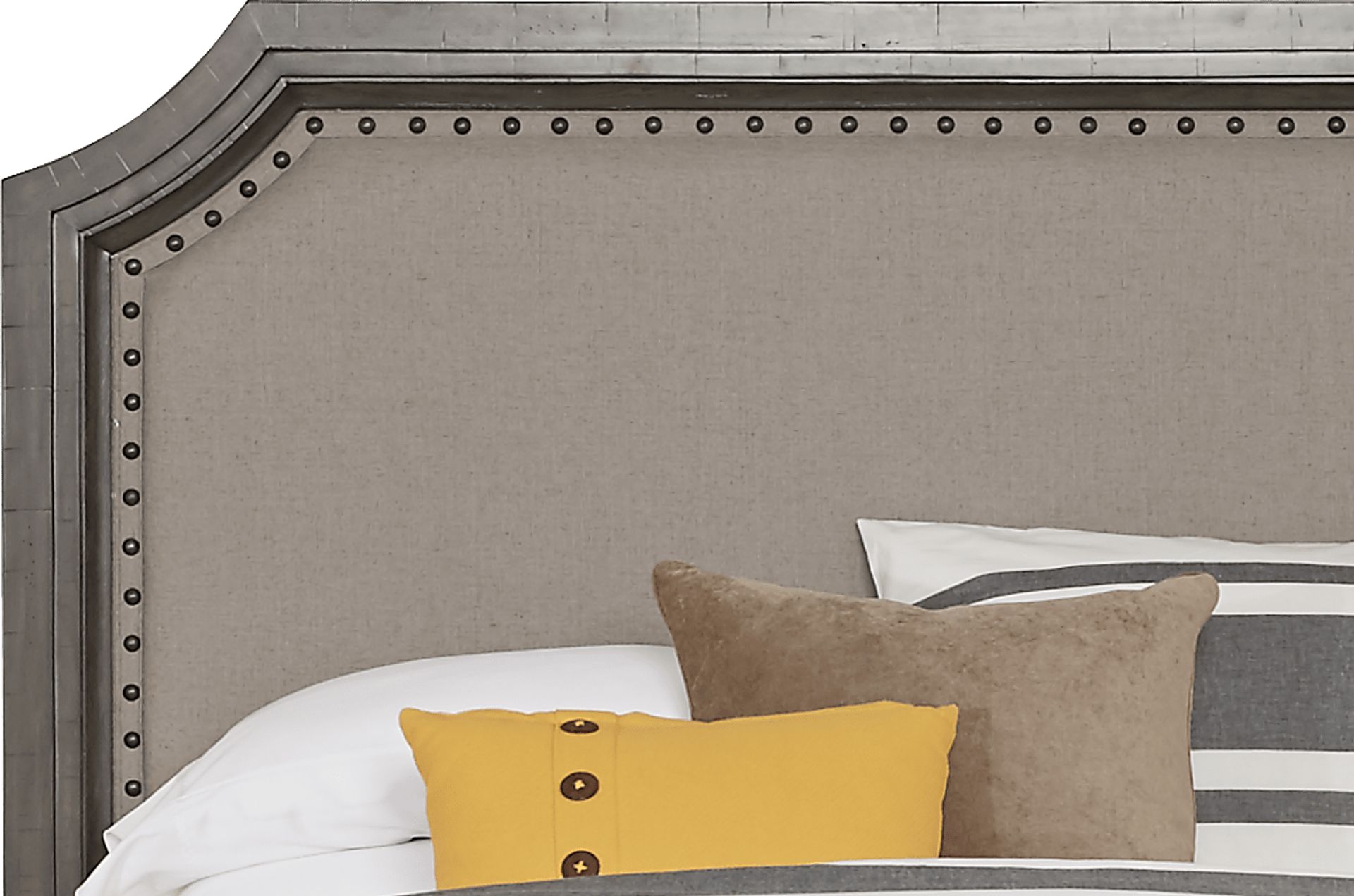 Urban Plains Gray 3 Pc King Reversible Panel Bed - Image 3