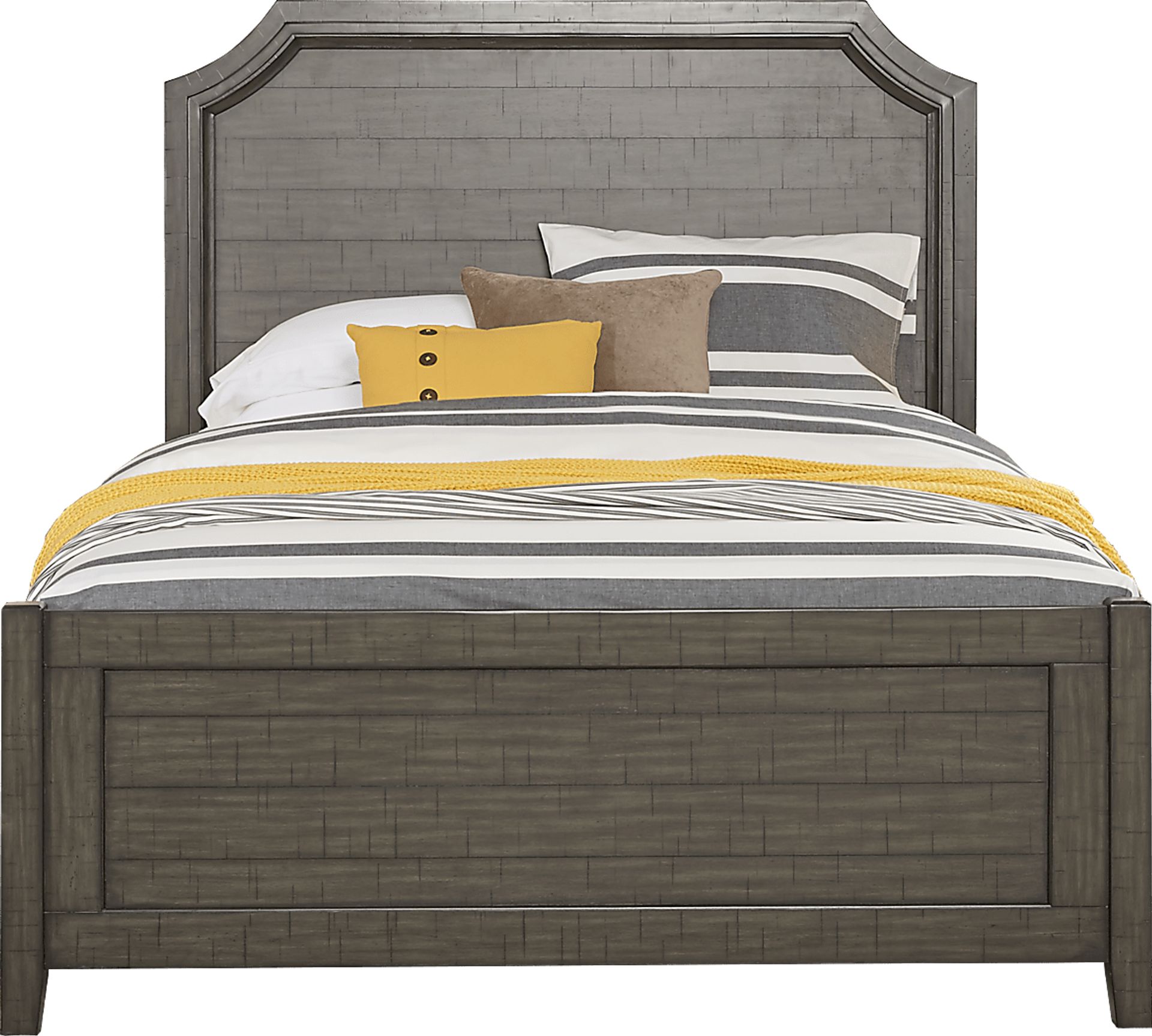 Urban Plains Gray 3 Pc Queen Reversible Bed - Image 1