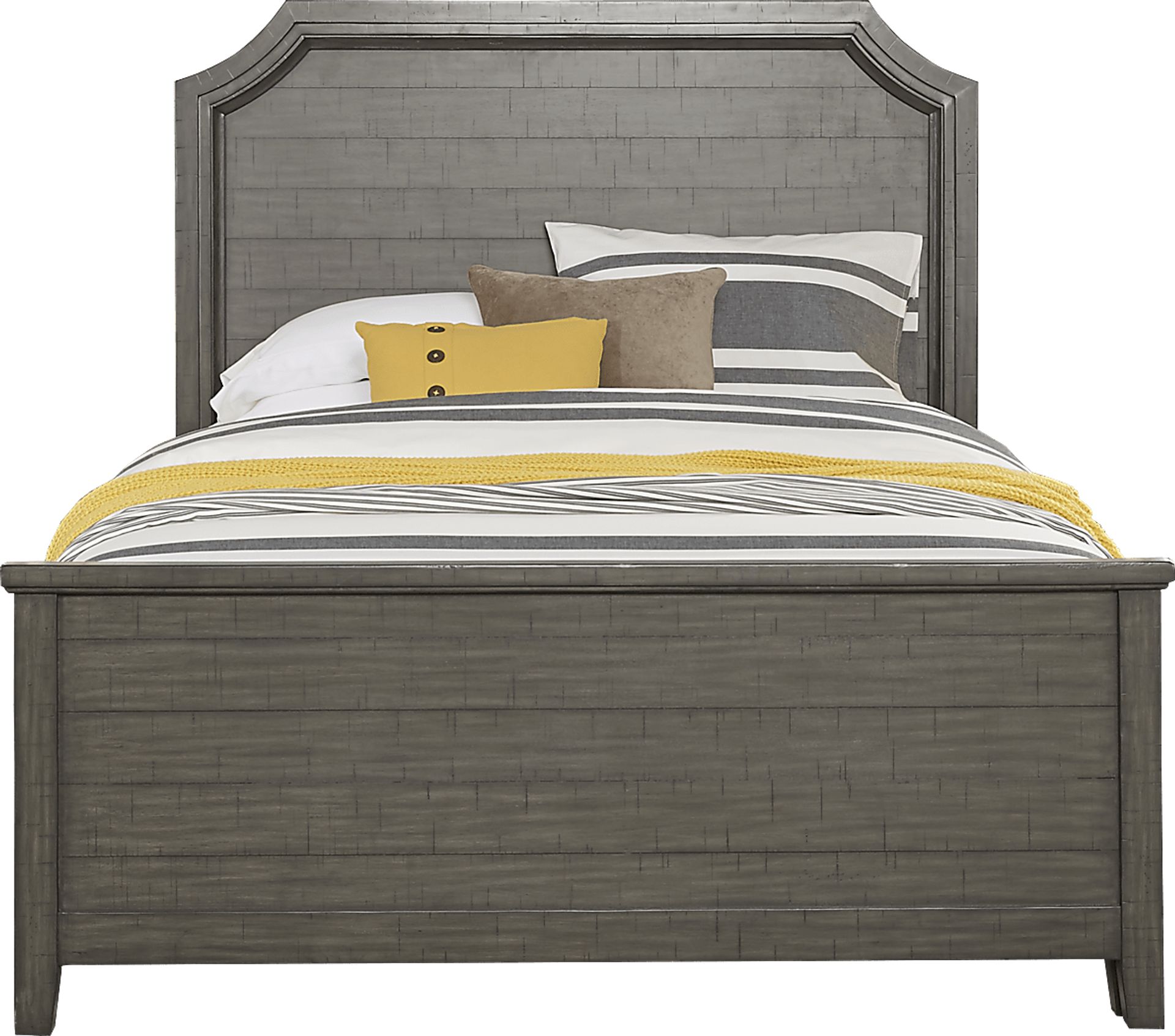 Urban Plains Gray 3 Pc Queen Reversible Bed - Image 2