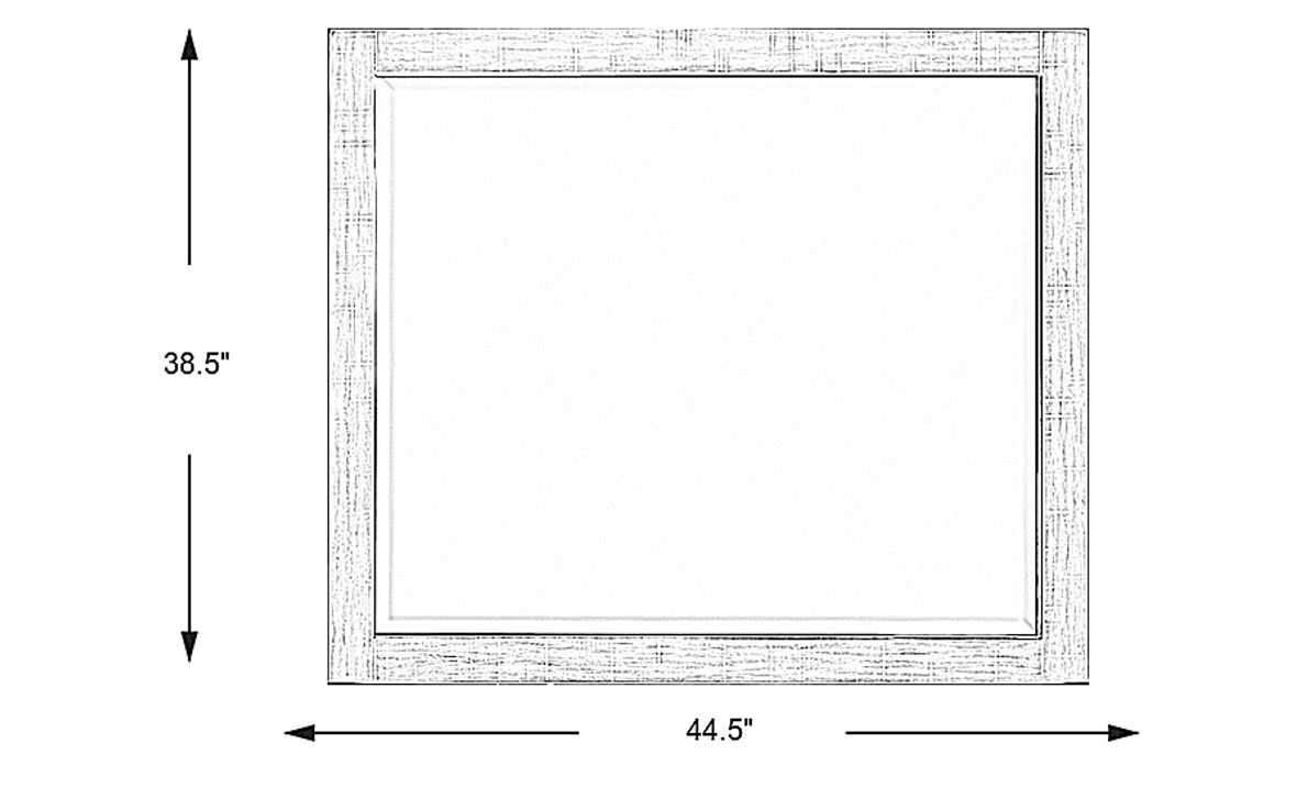 Urban Plains Gray Mirror